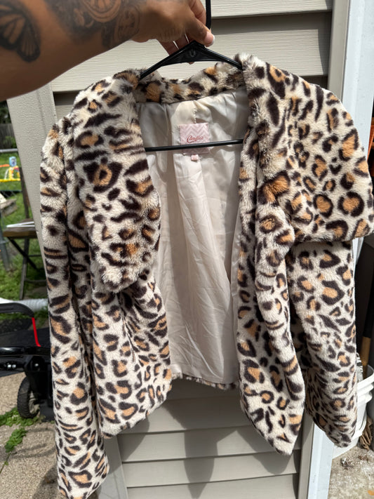 Leopard coat