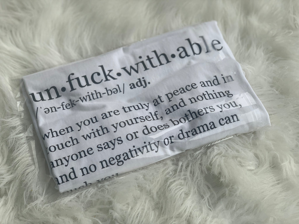 Unisex un-fuck-with-able Tee